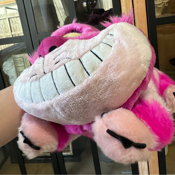 Vintage 90s Disney Store Cheshire Cat Plush Alice in Wonderland 20” Stuffed Toy - Picture 7 of 9